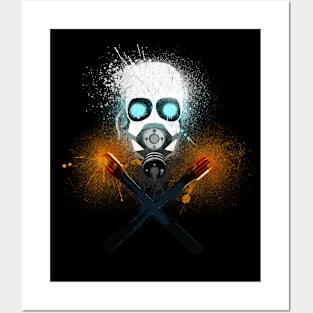 Combine Splatter Posters and Art